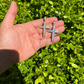 Channel Set Mens Hip Hop Tennis Cross Pendant  customdiamjewel   