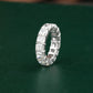 Modern Emerald Lab-Grown Diamond Band