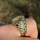 Round Shaped Jesus Design Hip Hop Ring  customdiamjewel   
