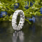 Modern Emerald Lab-Grown Diamond Band