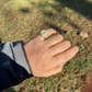 Round Shaped Jesus Design Hip Hop Ring  customdiamjewel   