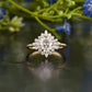 Moissanite Diamond Floral Statement Ring