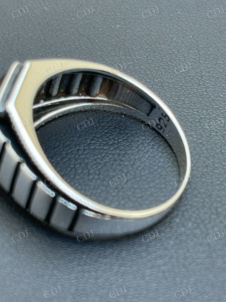 Blue Sapphire Designer Ring For Men  customdiamjewel   
