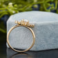 Moissanite Diamond Floral Statement Ring