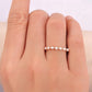 0.42CT Pear Cut Real Diamond Art Deco Wedding Band  customdiamjewel   