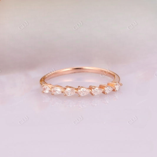 0.42CTW Pear Lab Grown Diamond Wedding Band Wedding Band customdiamjewel   
