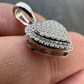 Charm Heart Shape Diamond Pendant  customdiamjewel   