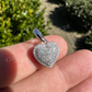 Charm Heart Shape Diamond Pendant  customdiamjewel   