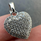 Charm Heart Shape Diamond Pendant  customdiamjewel   