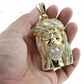 Hip Hop Gold Plated Charm Jesus Head Pendant hip hop jewelry CustomDiamJewel