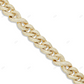 VVS Moissanite 925 Silver Infinity Cuban Link Chain CustomDiamJewel