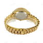 Moissanite Diamond Gold Tone Automatic Stainless Steel Watch customdiamjewel