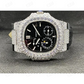 Patek Phillippe Moissanite Hip Hop Diamond Watch customdiamjewel