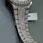 Full White Patek Philippe Moissanite Diamond Watch customdiamjewel