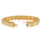 VVS Moissanite 14K Yellow Gold Tennis Bracelet CustomDiamJewel
