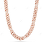 VVS Moissanite 925 Silver Infinity Cuban Link Chain CustomDiamJewel
