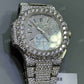 Full White Patek Philippe Moissanite Diamond Watch customdiamjewel