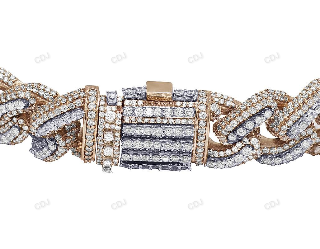 14MM VVS Moissanite Bold Miami Cuban Bracelets hip hop jewelry customdiamjewel
