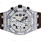 Fully Iced Out Custom Moissanite Bust Down Watch customdiamjewel