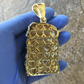 Hip Hop Gold Plated Charm Jesus Head Pendant hip hop jewelry CustomDiamJewel