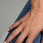 14K Solid Gold Natural Diamond Bracelet