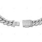 VVS Moissanite 925 Silver Infinity Cuban Link Chain CustomDiamJewel