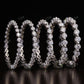 Single Prong Natural Wedding Band Women  customdiamjewel   