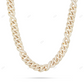 VVS Moissanite 925 Silver Infinity Cuban Link Chain CustomDiamJewel