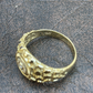 14K Solid Gold Vermeil Hip Hop Ring  customdiamjewel   