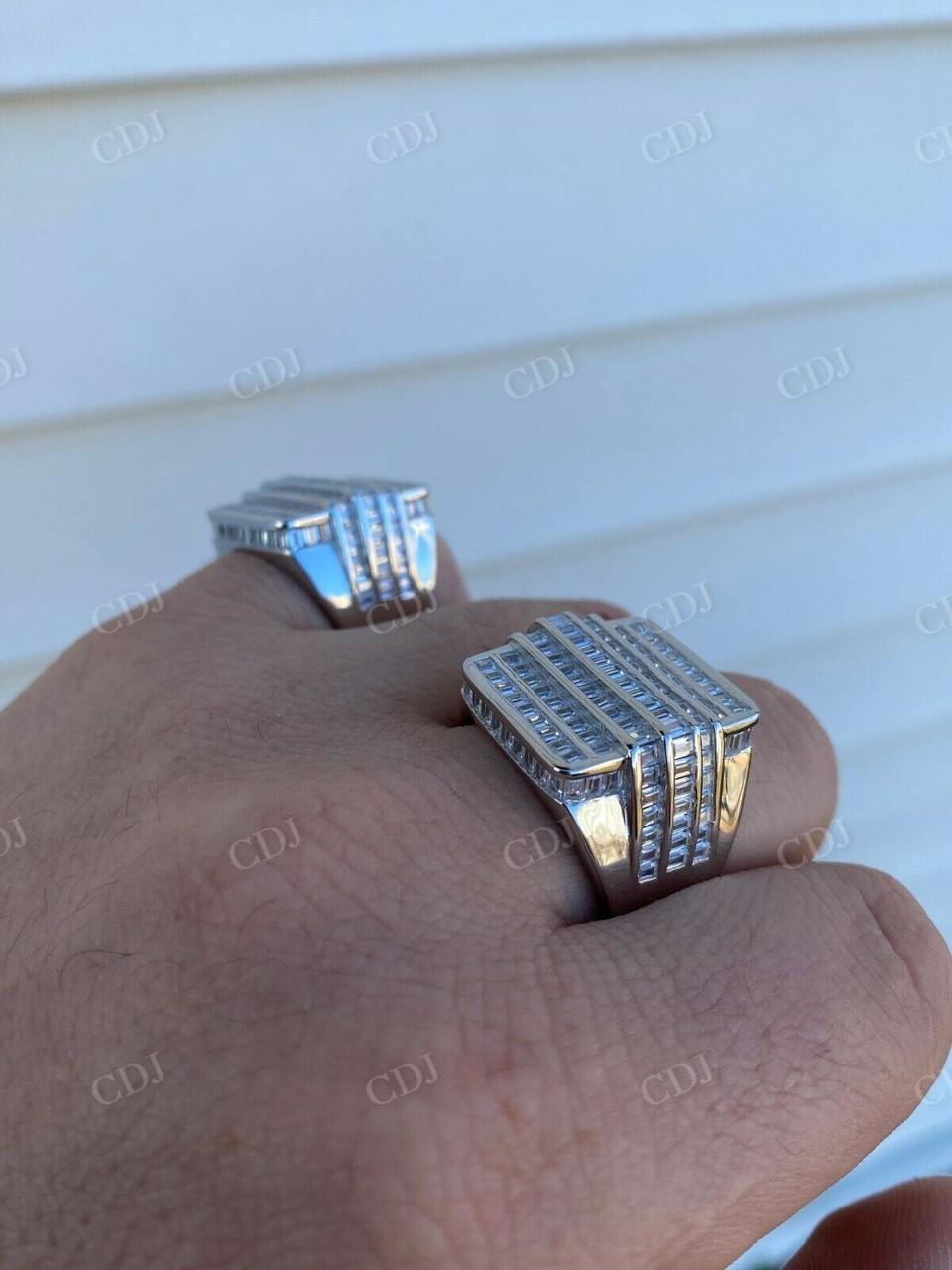 Channel Setting Baguette Diamond Ring  customdiamjewel   