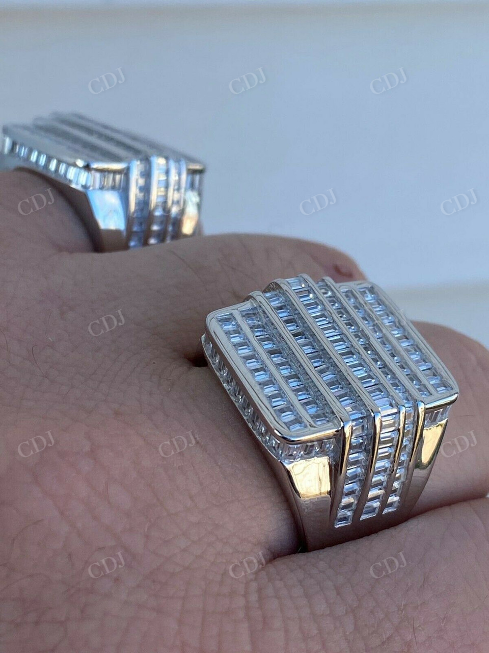 Channel Setting Baguette Diamond Ring  customdiamjewel   