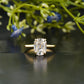 Elongated Cushion Lab-Grown Diamond Ring