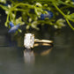 Elongated Cushion Lab-Grown Diamond Ring
