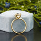 Elongated Cushion Lab-Grown Diamond Ring
