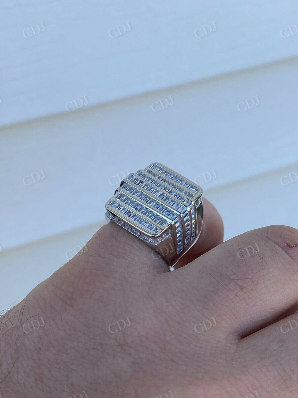 Channel Setting Baguette Diamond Ring  customdiamjewel   