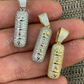 14k Gold XANAX Pill Bar Hip Hop Pendant  customdiamjewel   