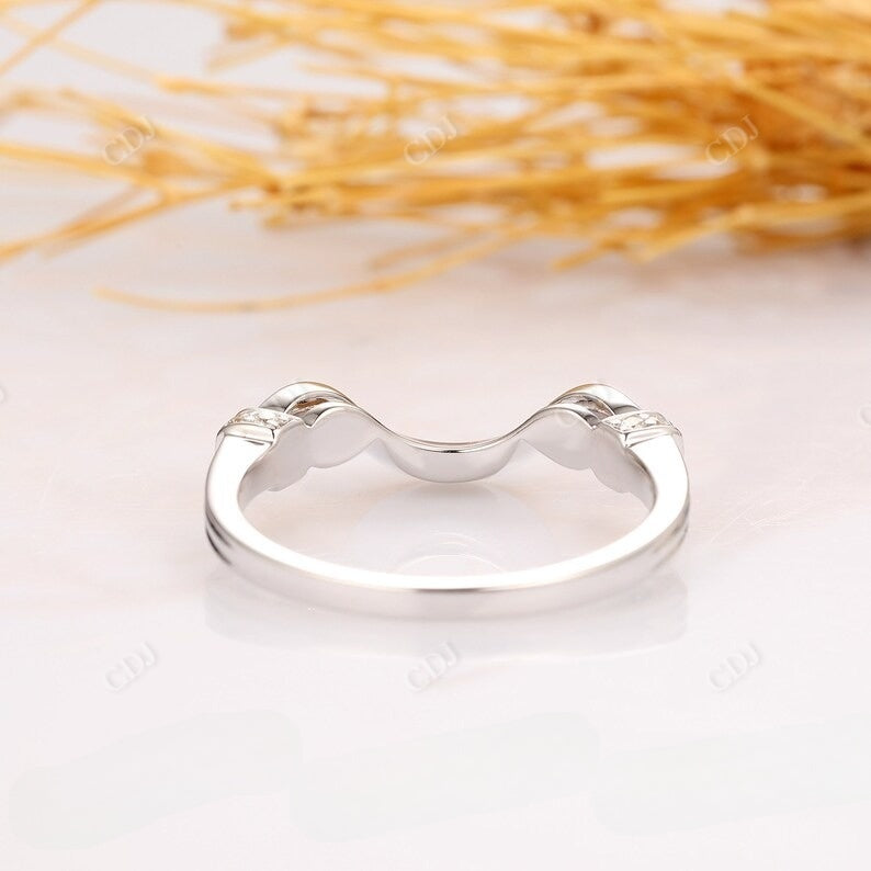 0.15CT Round Cut Natural Diamond Art Deco Wedding Band  customdiamjewel   