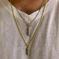 14k Gold XANAX Pill Bar Hip Hop Pendant  customdiamjewel   