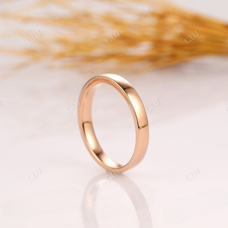 Plain Rose Gold Wedding Band Wedding Band customdiamjewel   