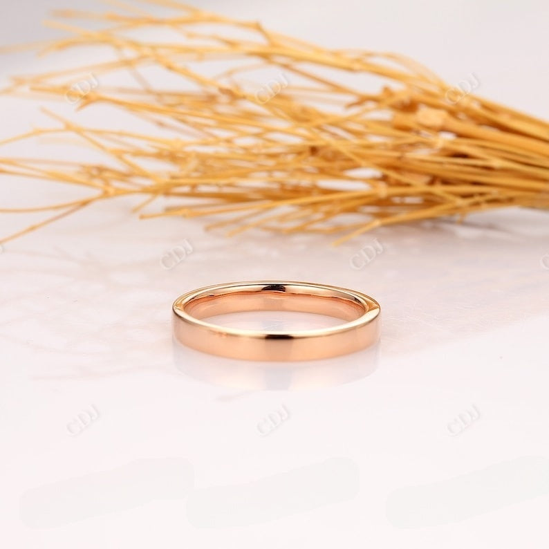 Plain Rose Gold Wedding Band Wedding Band customdiamjewel   