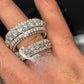 Attractive Moissanite Diamond Hip Hop Ring hip hop jewelry CustomDiamJewel   