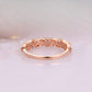 0.24CTW Round Cut Natural Diamond Art Deco Wedding Band  customdiamjewel   