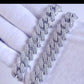 VVS D Moissanite Diamond Cuban Link Chain hip hop jewelry customdiamjewel   