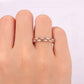 0.24CTW Round Cut Natural Diamond Art Deco Wedding Band  customdiamjewel   