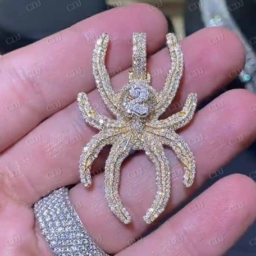 Custom Spider Hip Hop Diamond Pendant – customdiamjewel