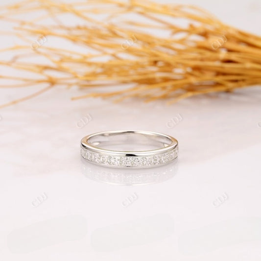 Round Channel Set Lab Grown Diamond Wedding Band Wedding Band customdiamjewel   