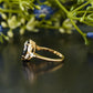 Moissanite Diamond Marquise Statement Ring