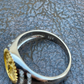 Unique Two Tone Jesus Statue Ring  customdiamjewel   