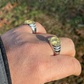 Unique Two Tone Jesus Statue Ring  customdiamjewel   