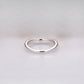 Round Cut Gemstone Curved Moissanite Wedding Band Wedding Band customdiamjewel   
